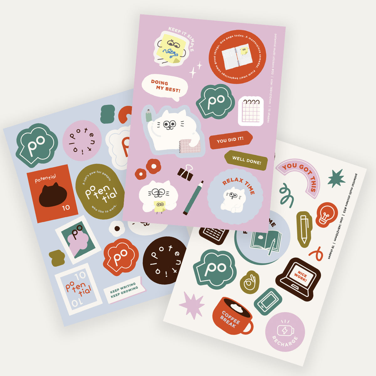 Potential Sticker sheet