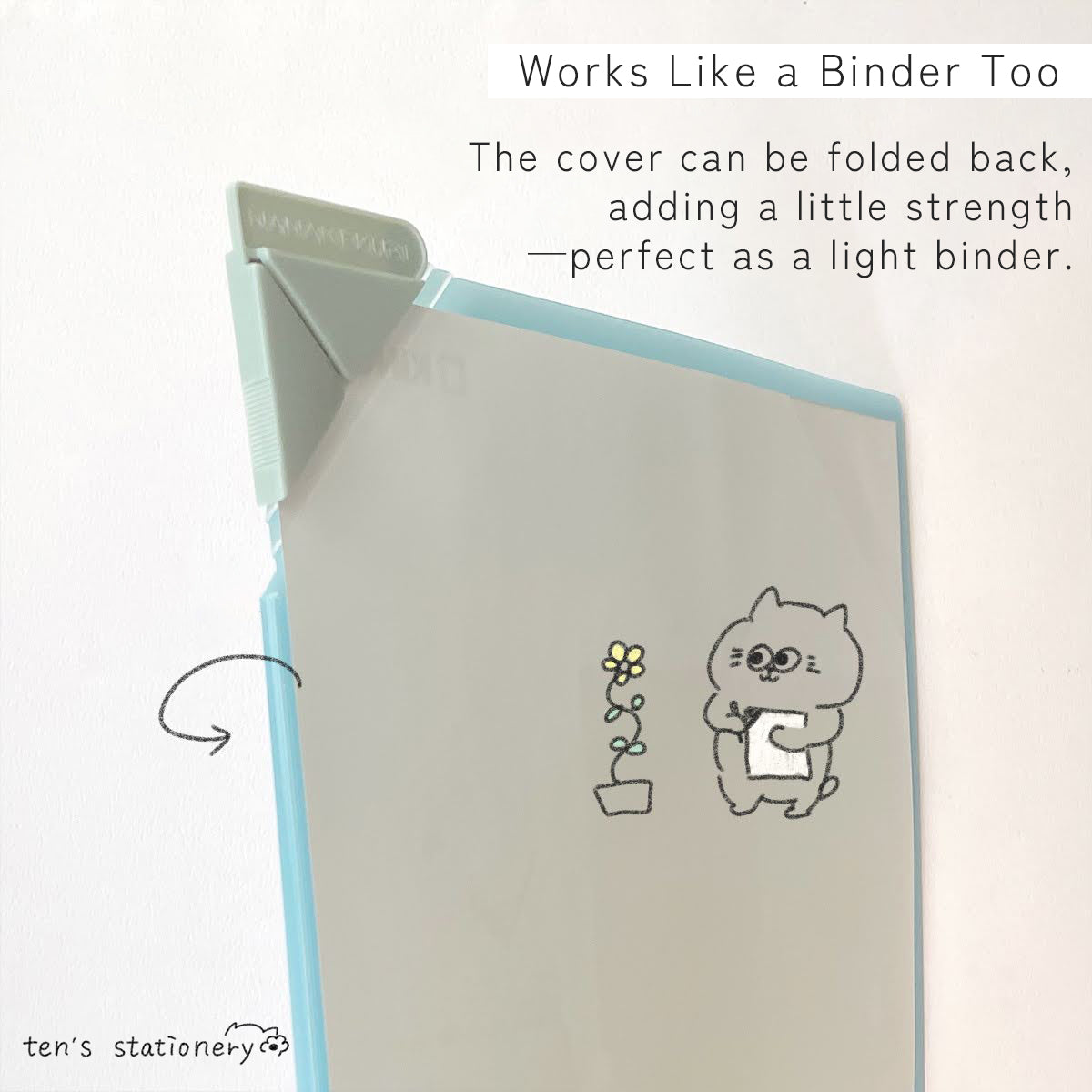 Nanamekuri File Easy-Flip File / KINGJIM