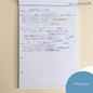 A5 50-Sheet Schedule Pad (Daily / Weekly / Monthly / To-Do / Minutes) / INFIEIGHT