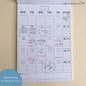 A5 50-Sheet Schedule Pad (Daily / Weekly / Monthly / To-Do / Minutes) / INFIEIGHT