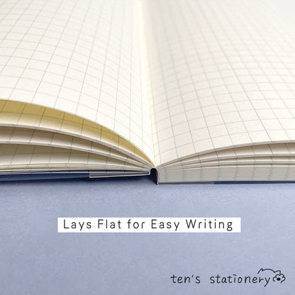 isshoni. numbered notebook grid Clear (B5/A5/B6) / Daigo