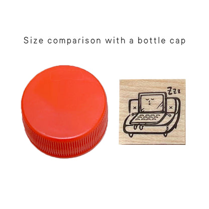 Digital Detox Sleepy Laptop Pal Stamp