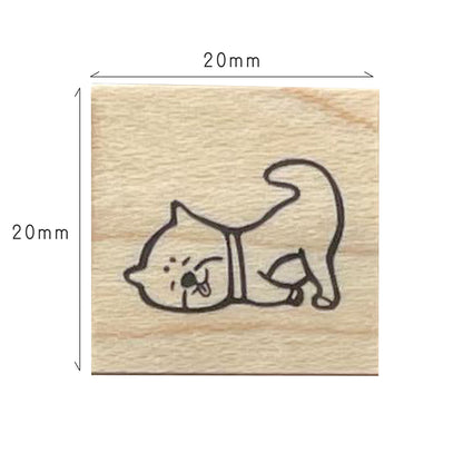 Lazy Shiba Inu Stamp