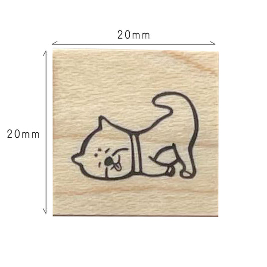 Lazy Shiba Inu Stamp