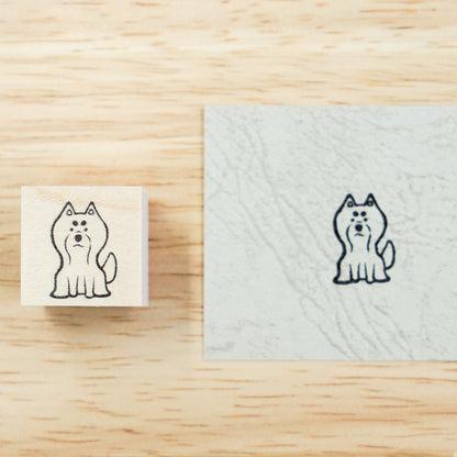 Sit Down, Shiba! Stamp