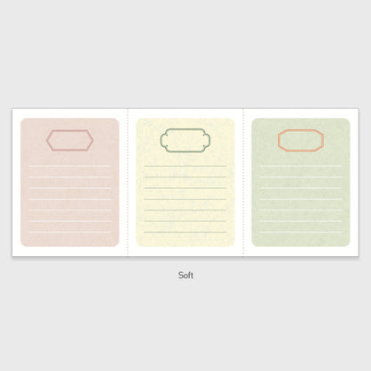 Index Memo Pad (Tear-Off Perforated Memo Pad) / gongjang