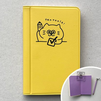 Mini memopad grid with pencil / ten's stationery original
